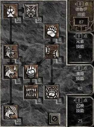 暗黑破坏神2德鲁伊变形技能攻略：核心与辅助技能推荐