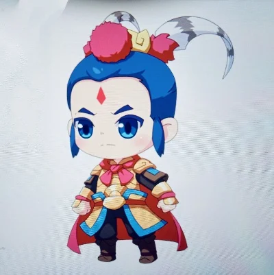 梦幻西游天兵动漫绘画教程：从头部到完成