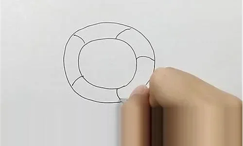 球球大作战小泳圈绘制教程：简易步骤学画泳圈