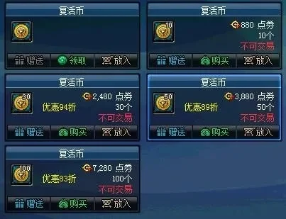 dnf手游复活币在哪-dnf手游复活币获取与使用